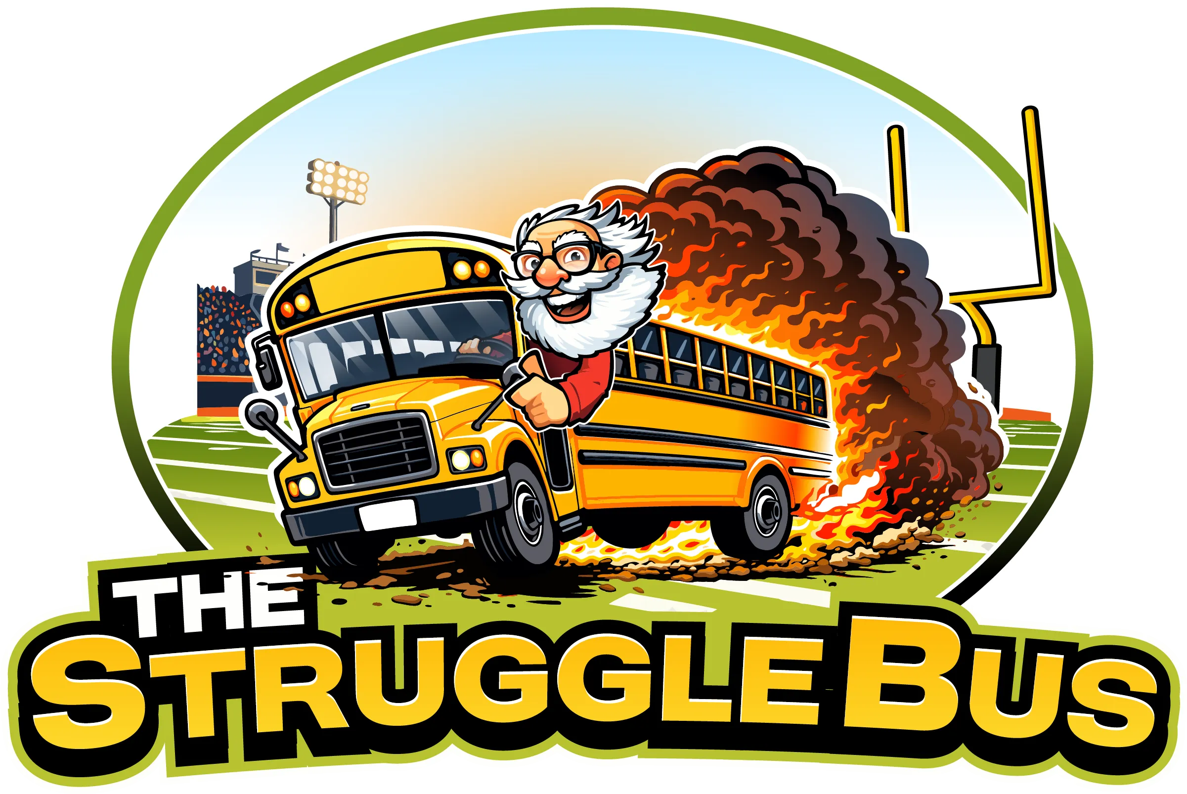 The Struggle Bus — Illustration design by Meekow