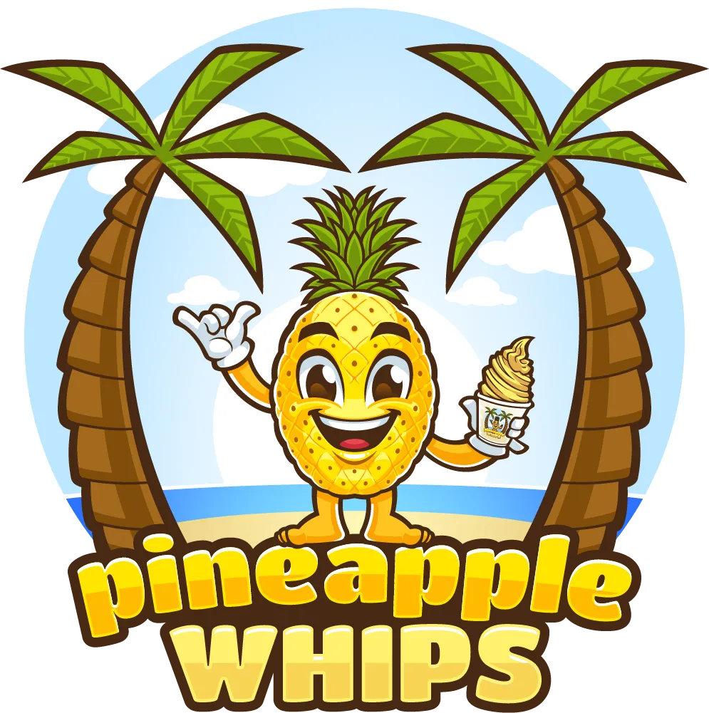 Pineapple Whips — Mascot design by Meekow