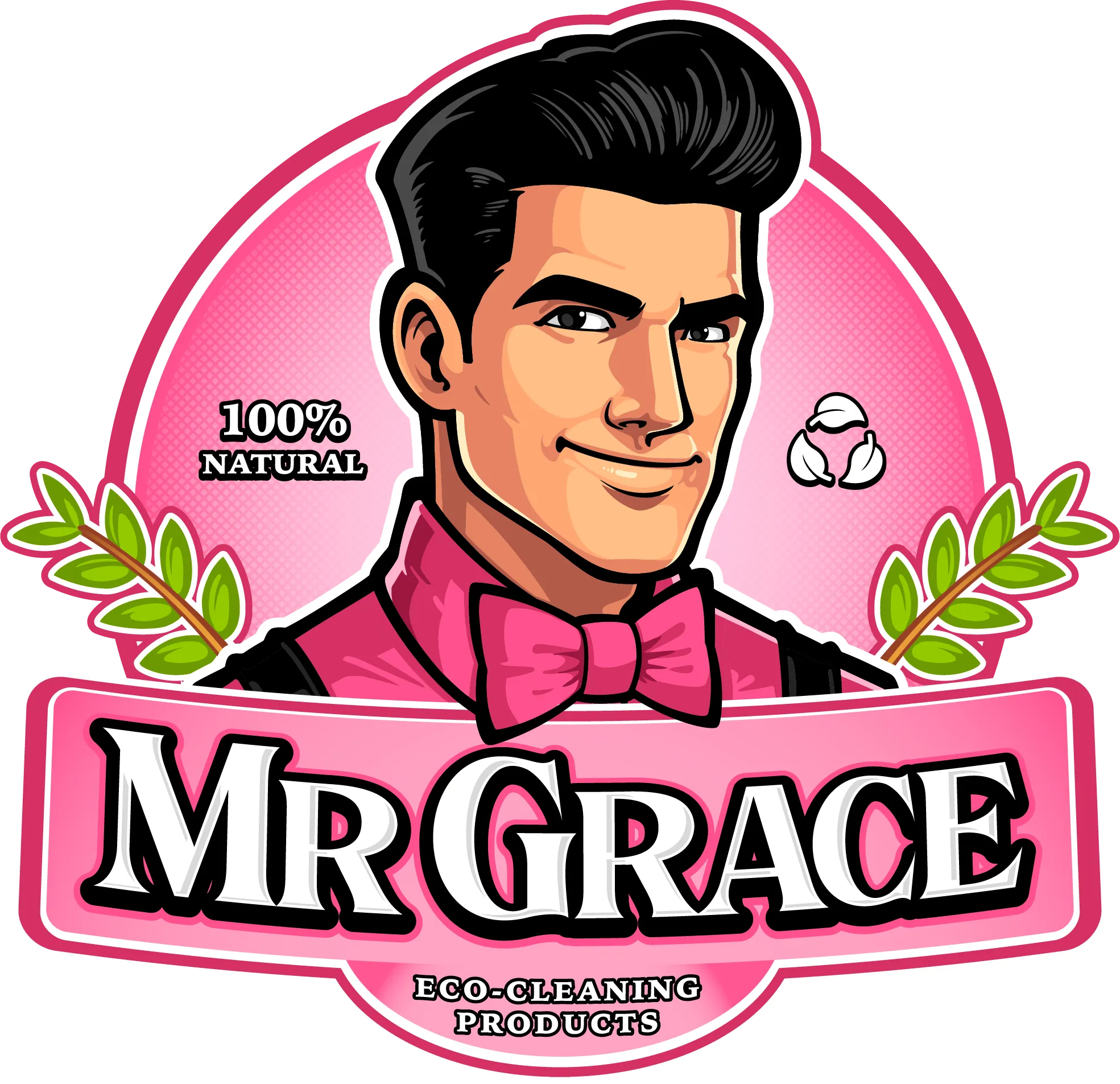 Mr Grace — Mascot design by Meekow