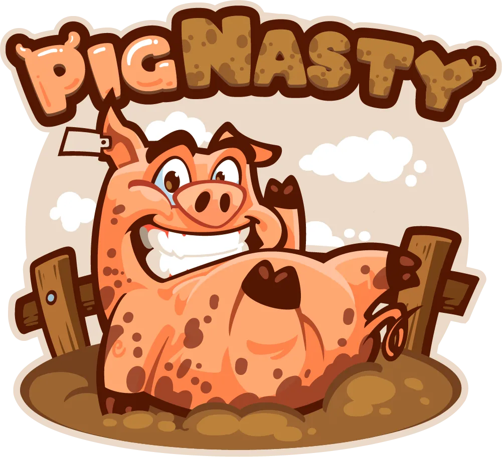 Pig Nasty — Mascot design by Meekow